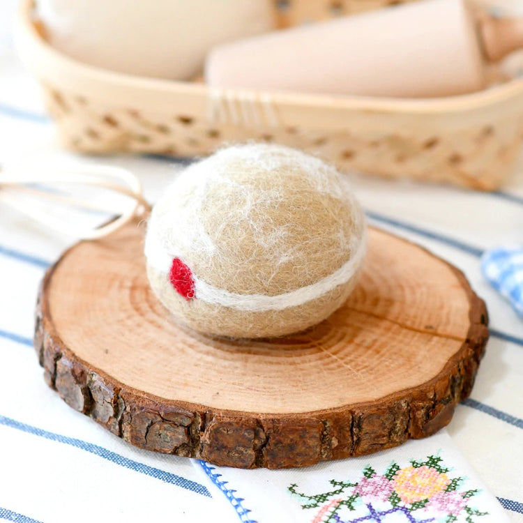 FELT HOT JAM DONUT by TARA TREASURES - The Playful Collective