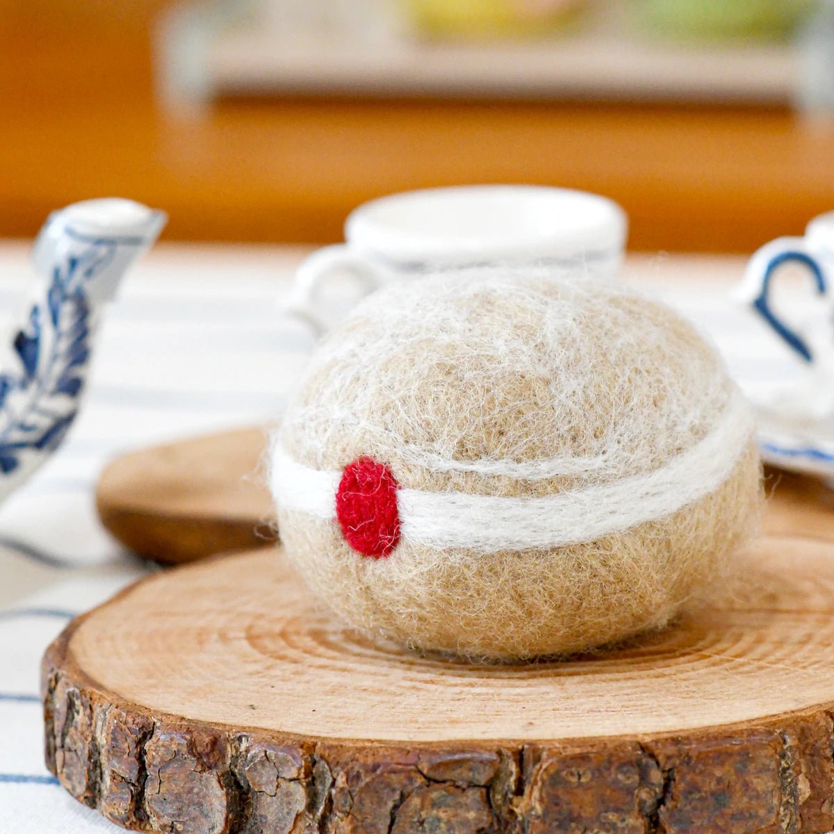 FELT HOT JAM DONUT by TARA TREASURES - The Playful Collective