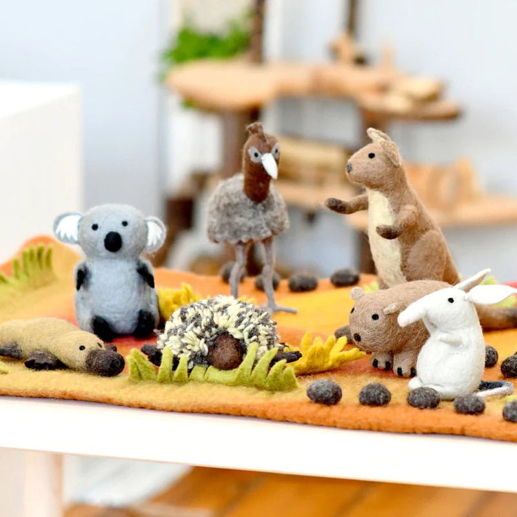 FELT KANGAROO TOY (AUSTRALIAN ANIMAL) by TARA TREASURES - The Playful Collective