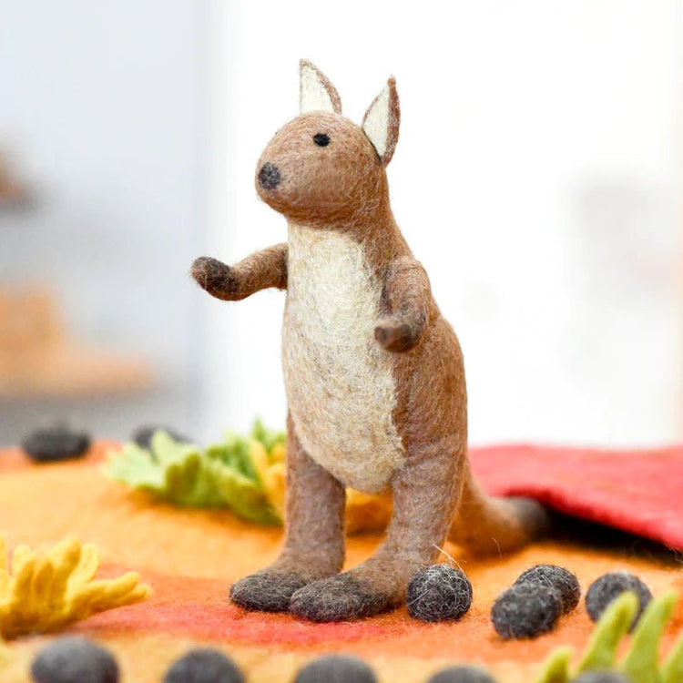 FELT KANGAROO TOY (AUSTRALIAN ANIMAL) by TARA TREASURES - The Playful Collective