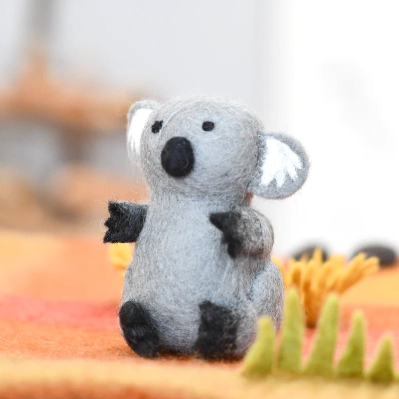 FELT KOALA TOY (AUSTRALIAN ANIMAL) by TARA TREASURES - The Playful Collective
