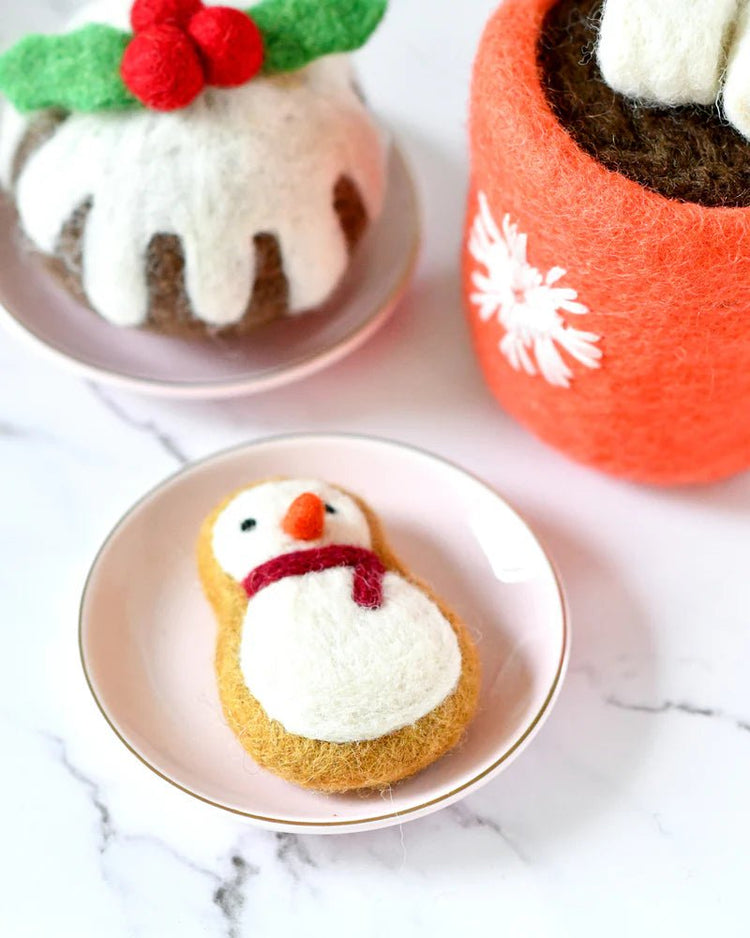 FELT SNOWMAN COOKIE by TARA TREASURES - The Playful Collective