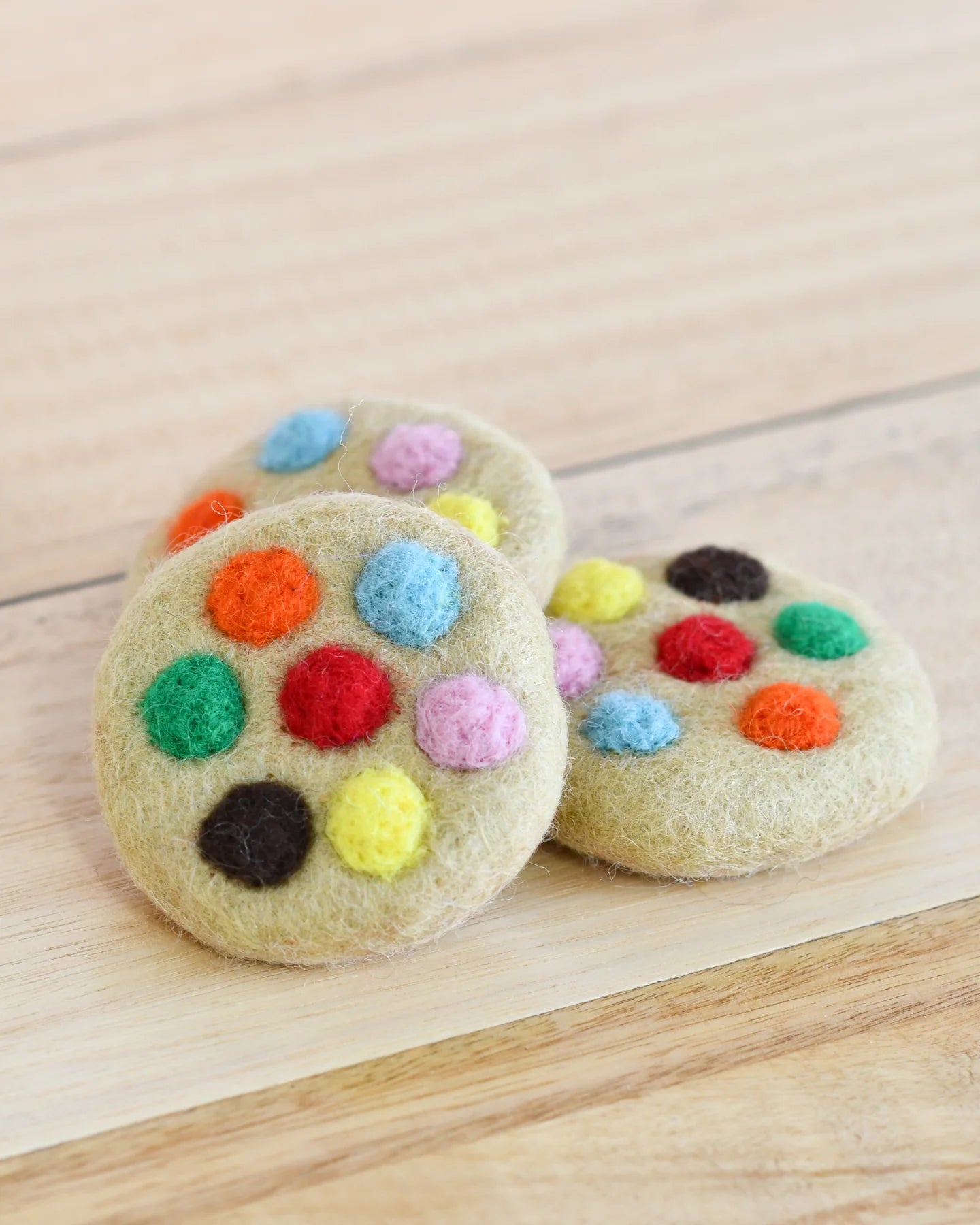 FELT SOFT M&M COLOURFUL COOKIE by TARA TREASURES - The Playful Collective