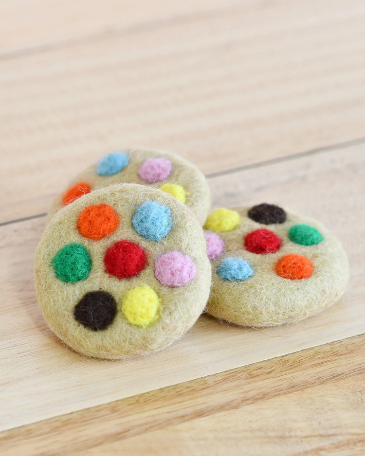 FELT SOFT M&M COLOURFUL COOKIE by TARA TREASURES - The Playful Collective