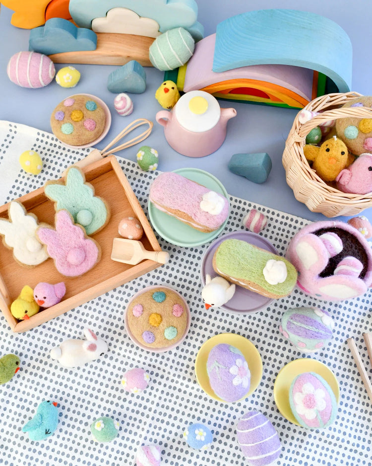 FELT SOFT M&M PASTEL COOKIE by TARA TREASURES - The Playful Collective