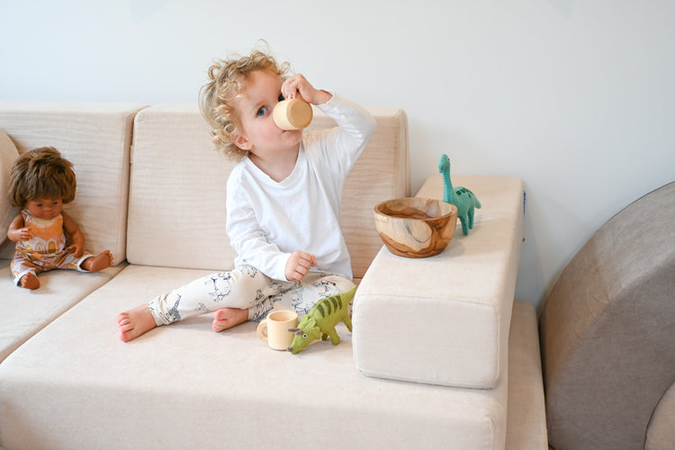 FELT TRICERATOPS DINOSAUR TOY by TARA TREASURES - The Playful Collective