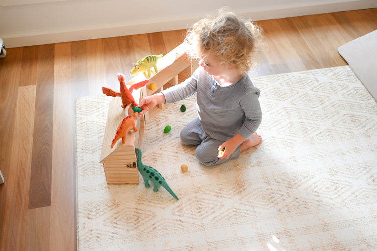 FELT TRICERATOPS DINOSAUR TOY by TARA TREASURES - The Playful Collective