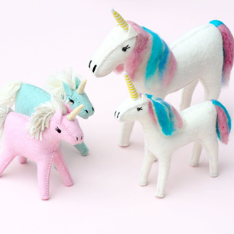 FELT UNICORN TOY by TARA TREASURES - The Playful Collective