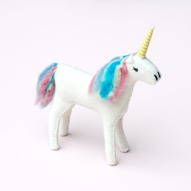 FELT UNICORN TOY by TARA TREASURES - The Playful Collective