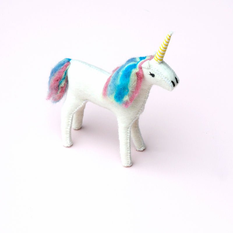 FELT UNICORN TOY by TARA TREASURES - The Playful Collective