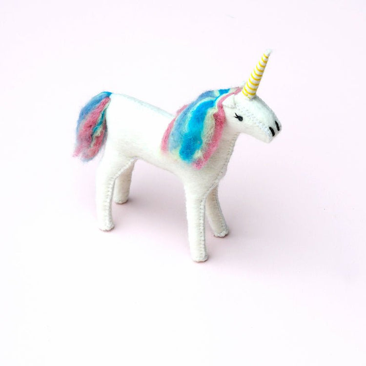 FELT UNICORN TOY by TARA TREASURES - The Playful Collective