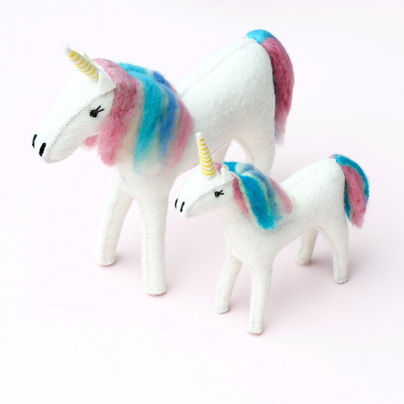 FELT UNICORN TOY by TARA TREASURES - The Playful Collective