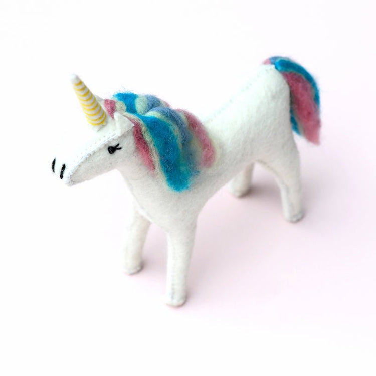 FELT UNICORN TOY by TARA TREASURES - The Playful Collective