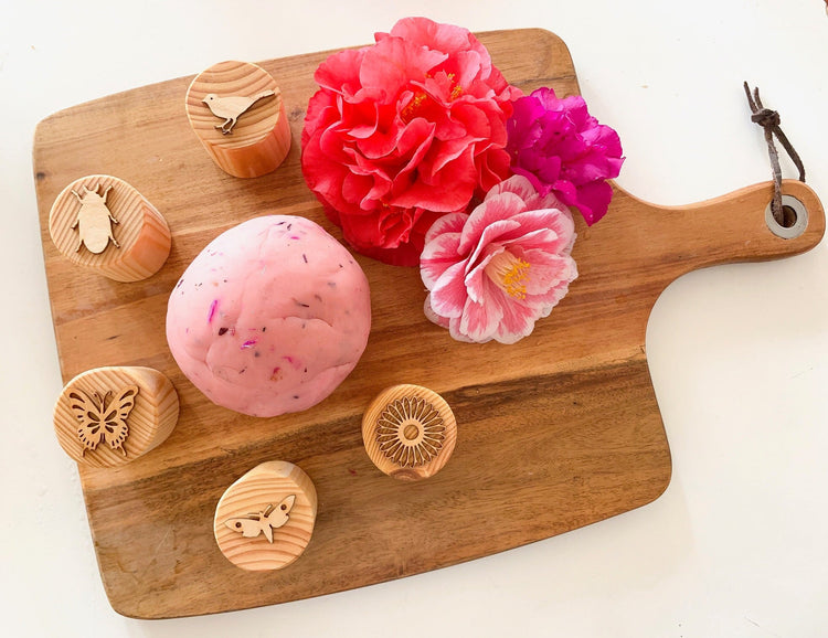 GARDEN PLAYDOUGH STAMPS by BEADIE BUG PLAY - The Playful Collective