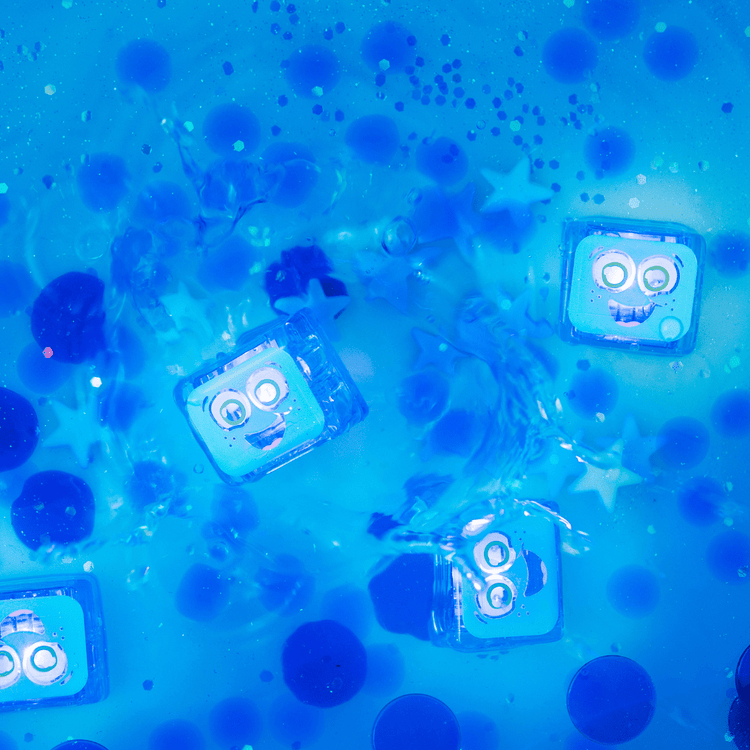 GLO PALS | *NEW DESIGN* LIGHT-UP SENSORY CUBES - BLAIR (BLUE) *PRE-ORDER* by GLO PALS - The Playful Collective