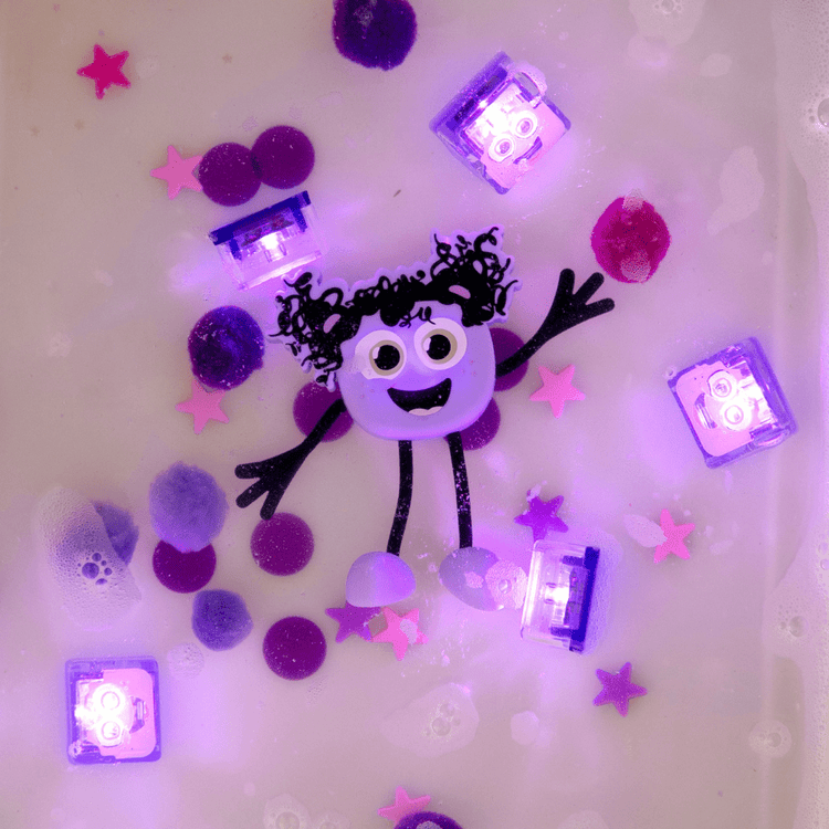GLO PALS | *NEW DESIGN* LIGHT-UP SENSORY CUBES - LUMI (PURPLE) *PRE-ORDER* by GLO PALS - The Playful Collective