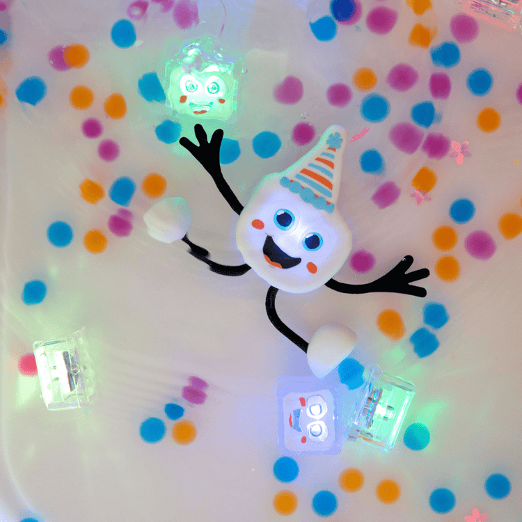 GLO PALS | *NEW DESIGN* LIGHT-UP SENSORY CUBES - PARTY PAL (MULTICOLOUR) *PRE-ORDER* by GLO PALS - The Playful Collective