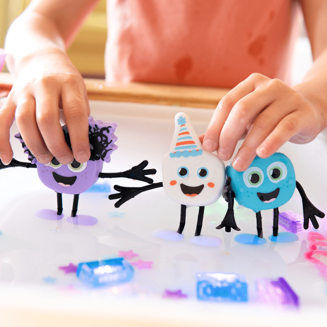 GLO PALS | *NEW DESIGN* LIGHT-UP SENSORY CUBES - PARTY PAL (MULTICOLOUR) *PRE-ORDER* by GLO PALS - The Playful Collective