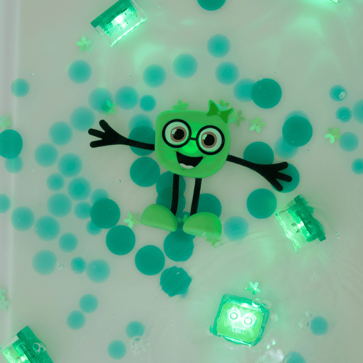 GLO PALS | *NEW DESIGN* LIGHT-UP SENSORY CUBES - PIPPA (GREEN) *PRE-ORDER* by GLO PALS - The Playful Collective