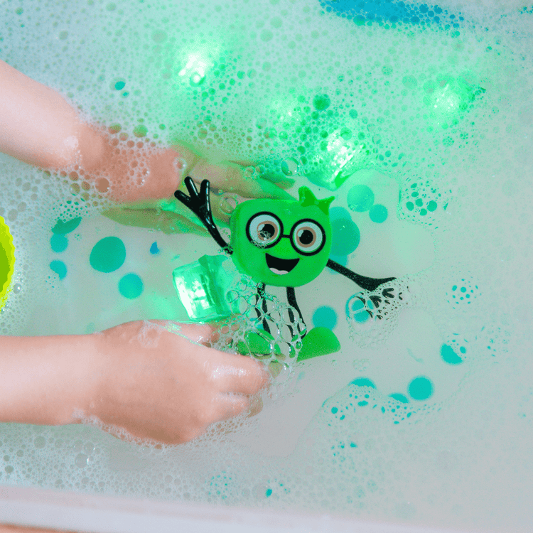 GLO PALS | *NEW DESIGN* LIGHT-UP SENSORY CUBES - PIPPA (GREEN) *PRE-ORDER* by GLO PALS - The Playful Collective