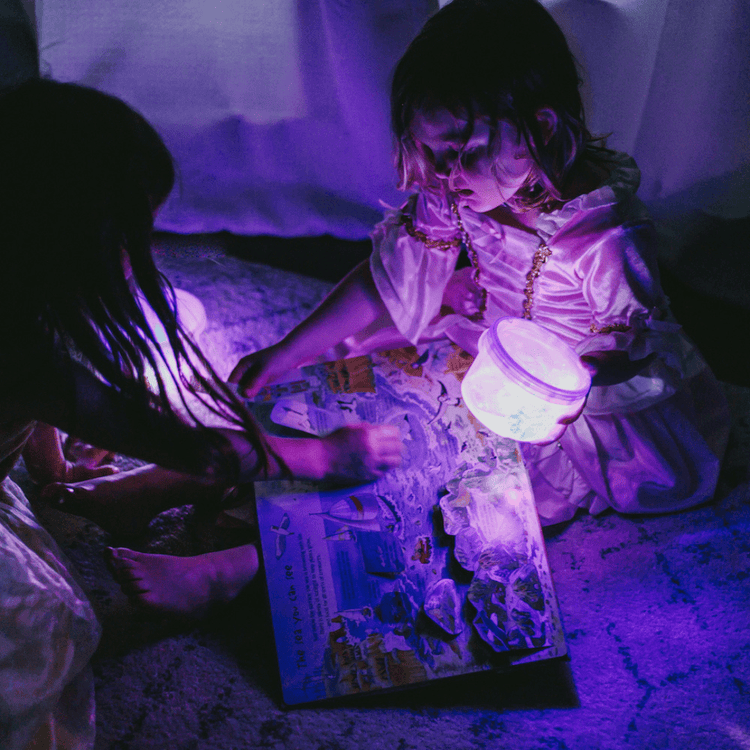 GLO PALS | *NEW DESIGN* LIGHT-UP SENSORY CUBES - SAMMY (RED) *PRE-ORDER* by GLO PALS - The Playful Collective