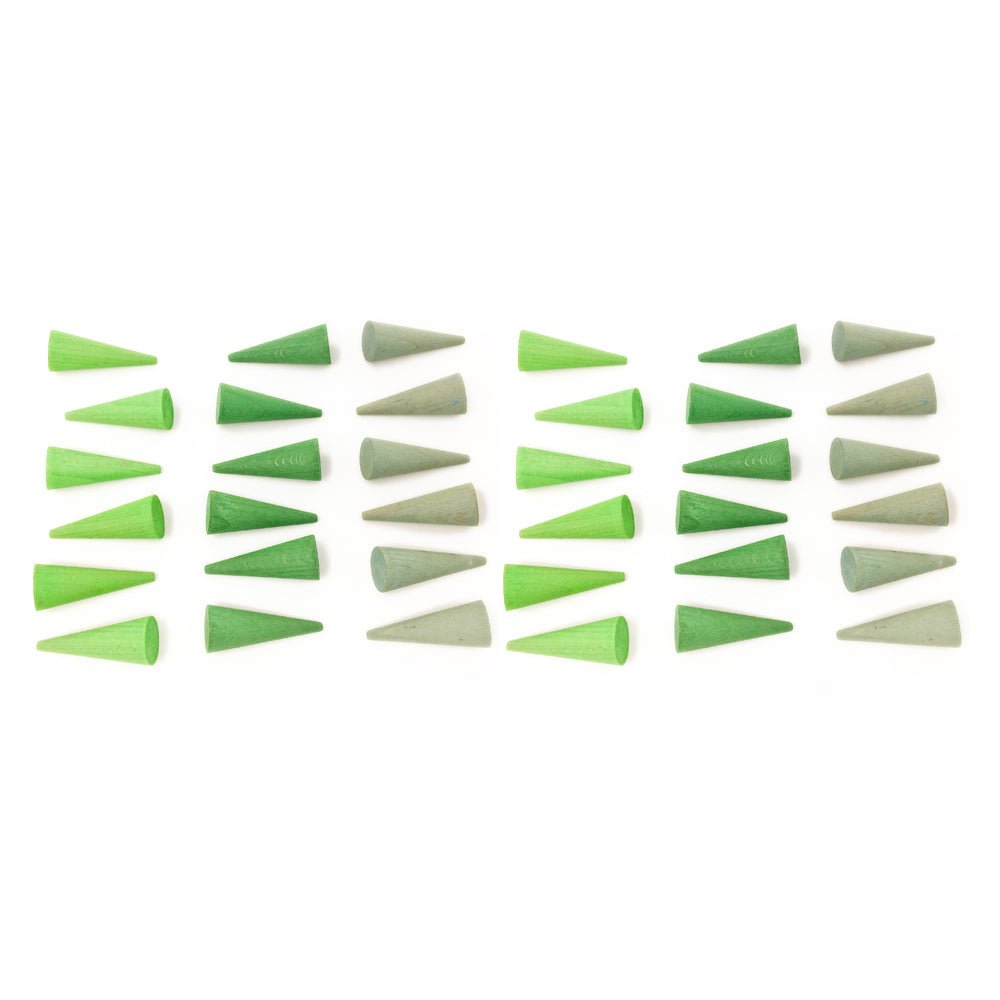 GRAPAT MANDALA GREEN LITTLE CONES by GRAPAT - The Playful Collective