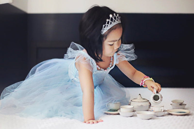 GREAT PRETENDERS | BLUE SEQUINS PRINCESS DRESS - SIZE 3-4 by GREAT PRETENDERS - The Playful Collective