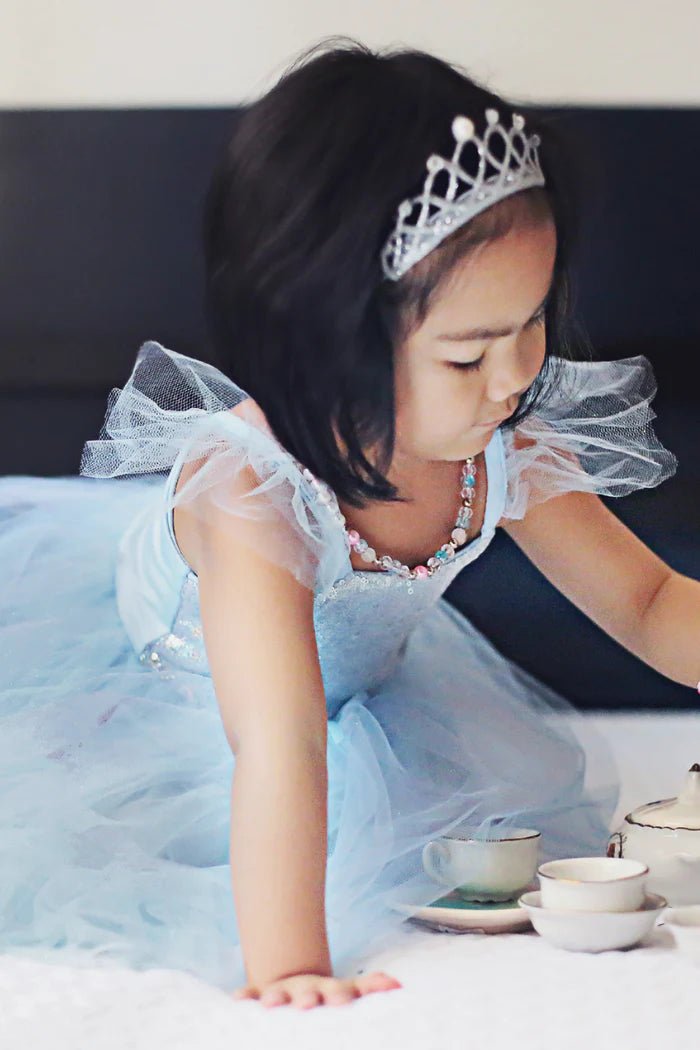 GREAT PRETENDERS | BLUE SEQUINS PRINCESS DRESS - SIZE 3-4 by GREAT PRETENDERS - The Playful Collective