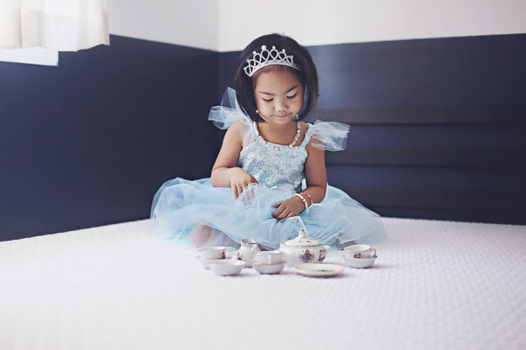 GREAT PRETENDERS | BLUE SEQUINS PRINCESS DRESS - SIZE 3-4 by GREAT PRETENDERS - The Playful Collective