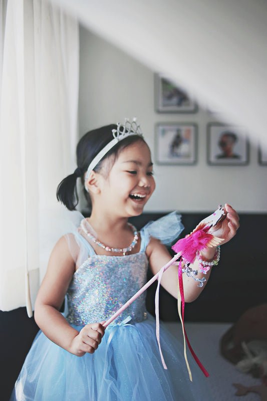 GREAT PRETENDERS | BLUE SEQUINS PRINCESS DRESS - SIZE 3-4 by GREAT PRETENDERS - The Playful Collective