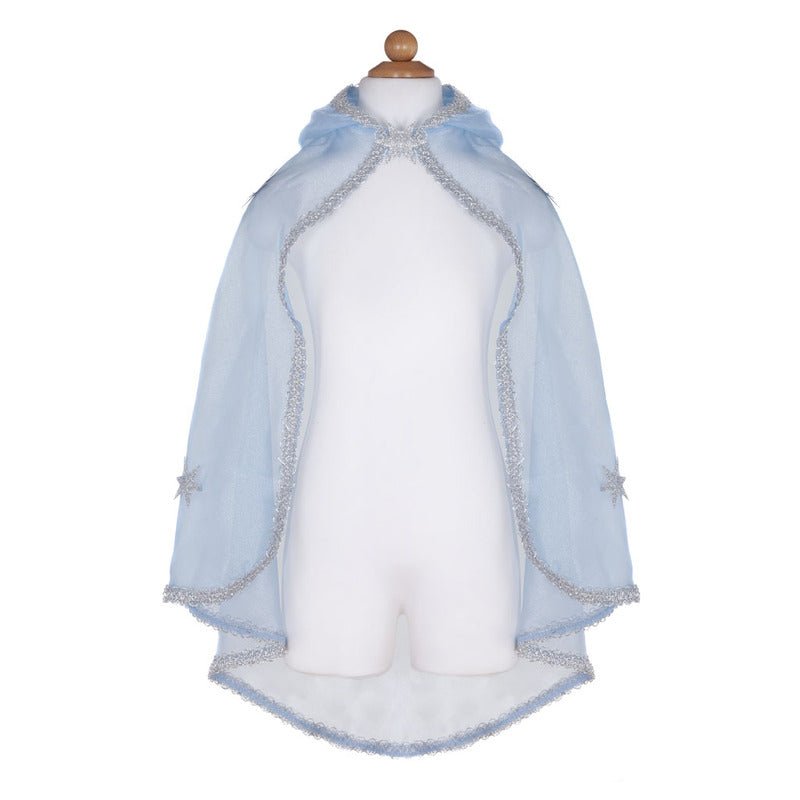 Blue Silver Snow Queen Cape Size 3-4 by Great Pretenders The