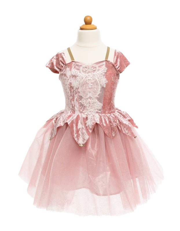 Dusty Rose Holiday Ballerina Dress - Size 3-4 by Great Pretenders