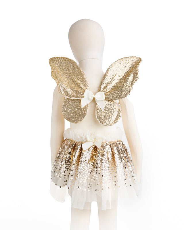 GREAT PRETENDERS | GRACIOUS GOLD SEQUINS SKIRT, WINGS & WAND SET - SIZE 4-6 *PRE-ORDER* by GREAT PRETENDERS - The Playful Collective