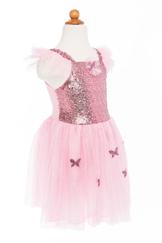 GREAT PRETENDERS | PINK SEQUINS BUTTERFLY DRESS WITH WINGS - SIZE 5-7 by GREAT PRETENDERS - The Playful Collective
