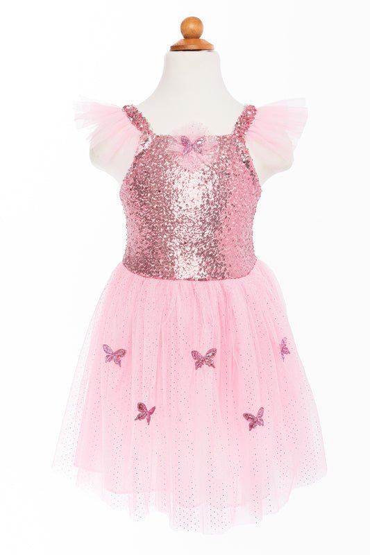 GREAT PRETENDERS | PINK SEQUINS BUTTERFLY DRESS WITH WINGS - SIZE 5-7 by GREAT PRETENDERS - The Playful Collective