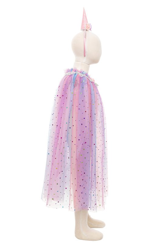 GREAT PRETENDERS | RAINBOW UNICORN CAPE & HEADPIECE - SIZE 3+ by GREAT PRETENDERS - The Playful Collective