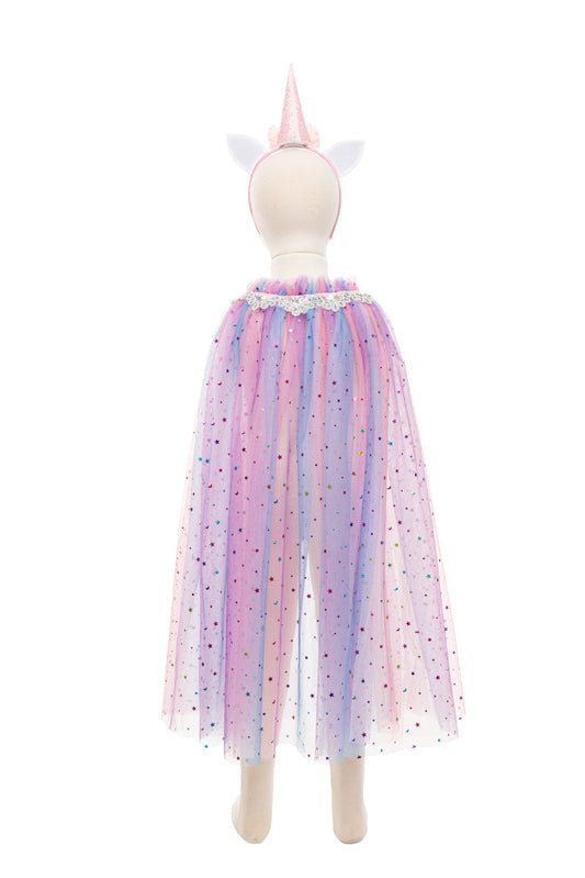 GREAT PRETENDERS | RAINBOW UNICORN CAPE & HEADPIECE - SIZE 3+ by GREAT PRETENDERS - The Playful Collective