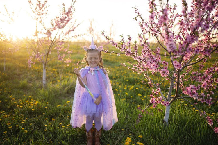 GREAT PRETENDERS | RAINBOW UNICORN CAPE & HEADPIECE - SIZE 3+ by GREAT PRETENDERS - The Playful Collective