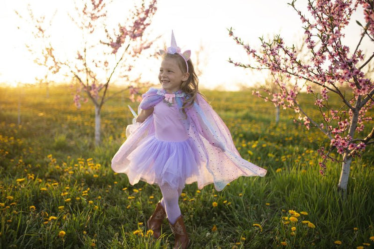 GREAT PRETENDERS | RAINBOW UNICORN CAPE & HEADPIECE - SIZE 3+ by GREAT PRETENDERS - The Playful Collective