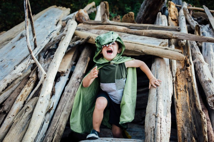 GREAT PRETENDERS | T-REX HOODED CAPE - SIZE 4-5 by GREAT PRETENDERS - The Playful Collective