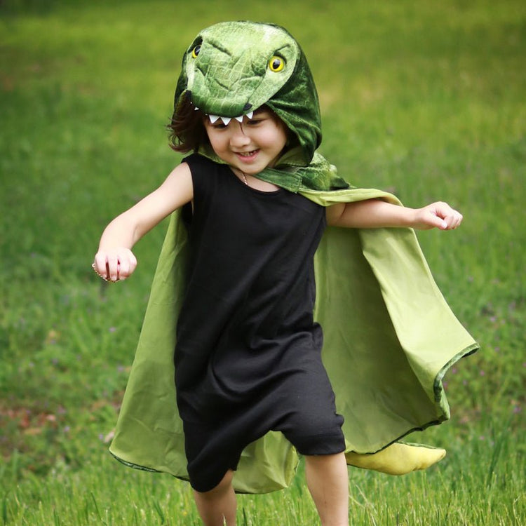 GREAT PRETENDERS | T-REX HOODED CAPE - SIZE 4-5 by GREAT PRETENDERS - The Playful Collective