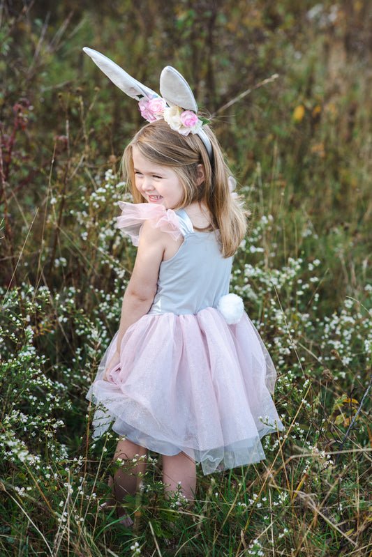 GREAT PRETENDERS | WOODLAND BUNNY DRESS & HEADPIECE - SIZE 3-4 by GREAT PRETENDERS - The Playful Collective