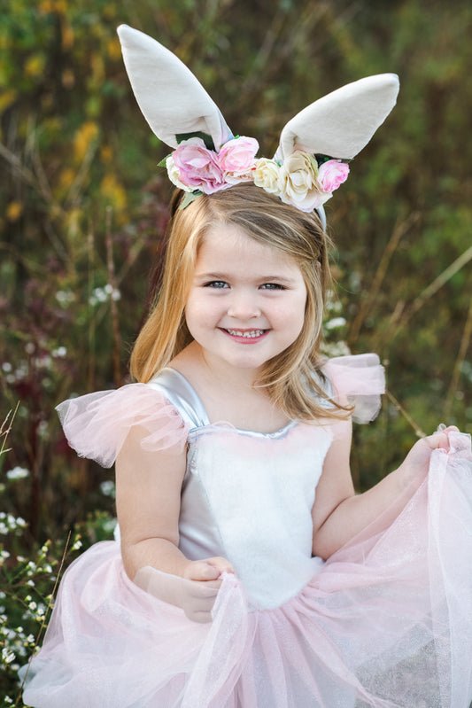 GREAT PRETENDERS | WOODLAND BUNNY DRESS & HEADPIECE - SIZE 3-4 by GREAT PRETENDERS - The Playful Collective