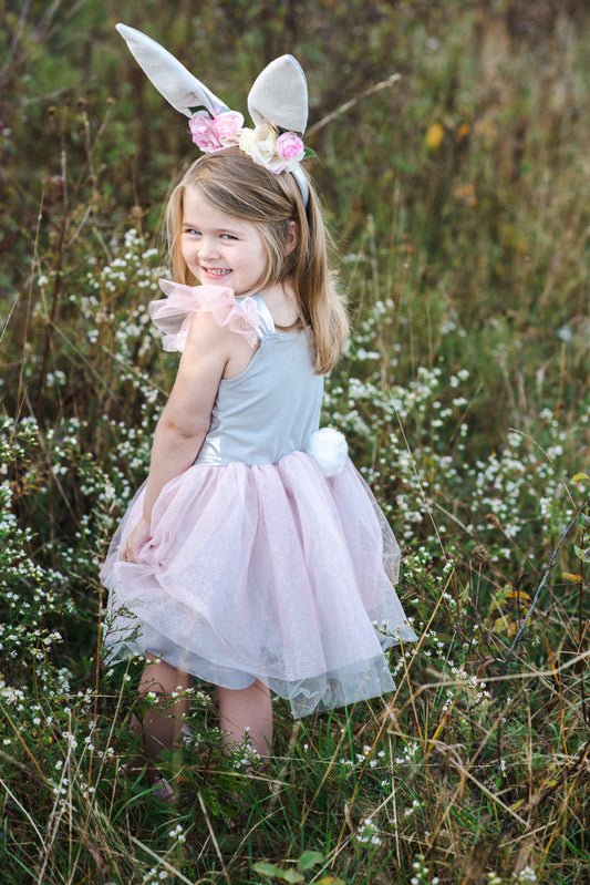 GREAT PRETENDERS | WOODLAND BUNNY DRESS & HEADPIECE - SIZE 3-4 by GREAT PRETENDERS - The Playful Collective