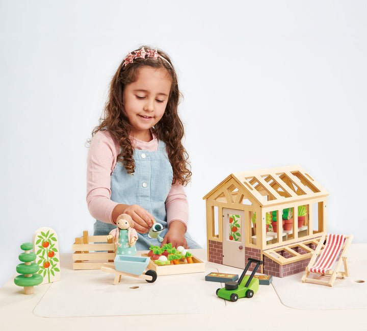 GREENHOUSE WITH GARDEN SET by TENDER LEAF TOYS - The Playful Collective