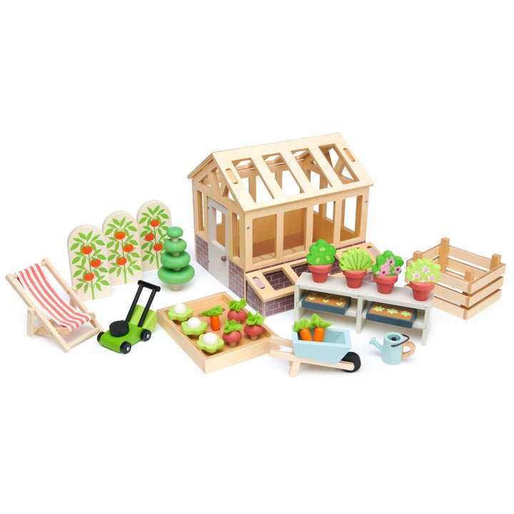 GREENHOUSE WITH GARDEN SET by TENDER LEAF TOYS - The Playful Collective