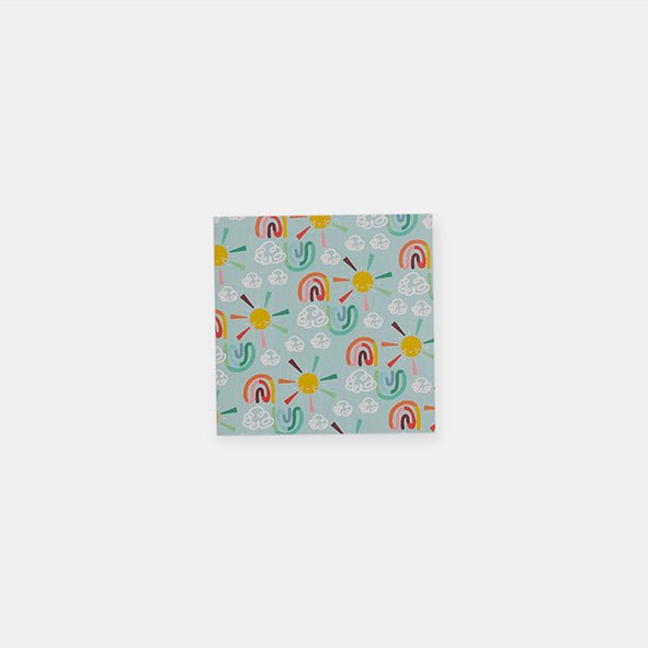 GREETING CARD - SMALL BLANK Rainbow Sunshine by TWO LITTLE DUCKLINGS - The Playful Collective
