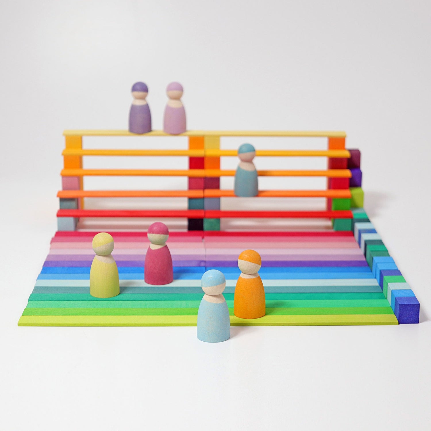 GRIMM'S | 12 RAINBOW FRIENDS - PASTEL by GRIMM'S WOODEN TOYS - The Playful Collective