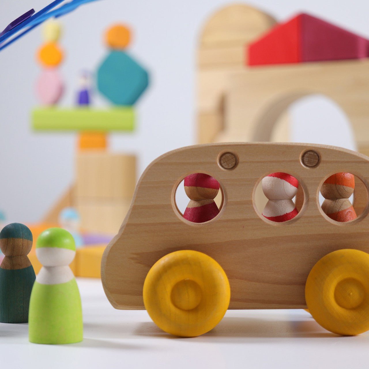 GRIMM'S | 12 RAINBOW FRIENDS - PASTEL by GRIMM'S WOODEN TOYS - The Playful Collective