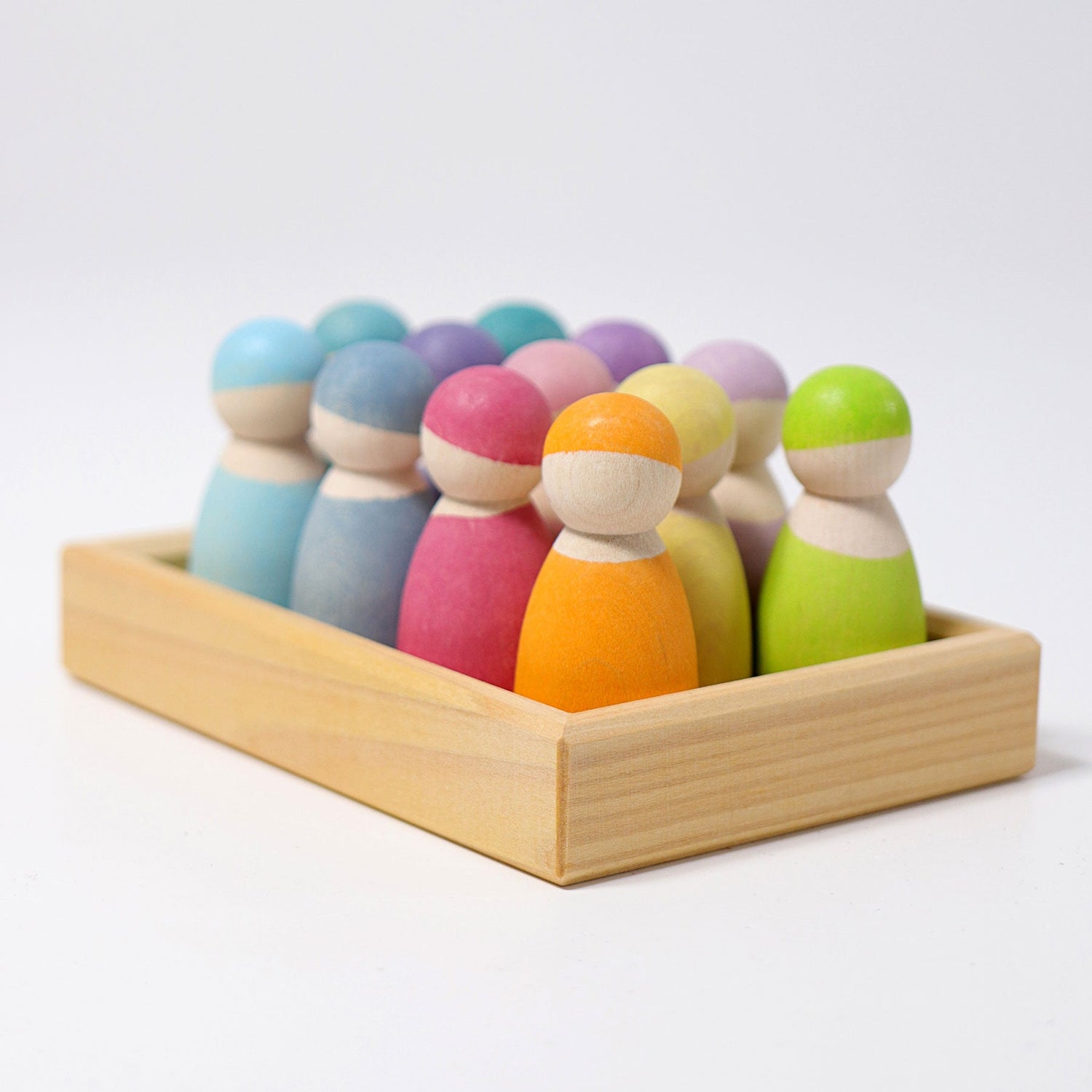 GRIMM'S | 12 RAINBOW FRIENDS - PASTEL by GRIMM'S WOODEN TOYS - The Playful Collective